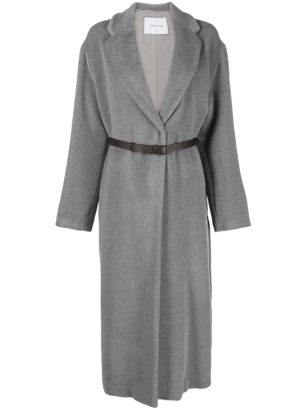 

Fabiana Filippi belted single-breasted coat - Gris