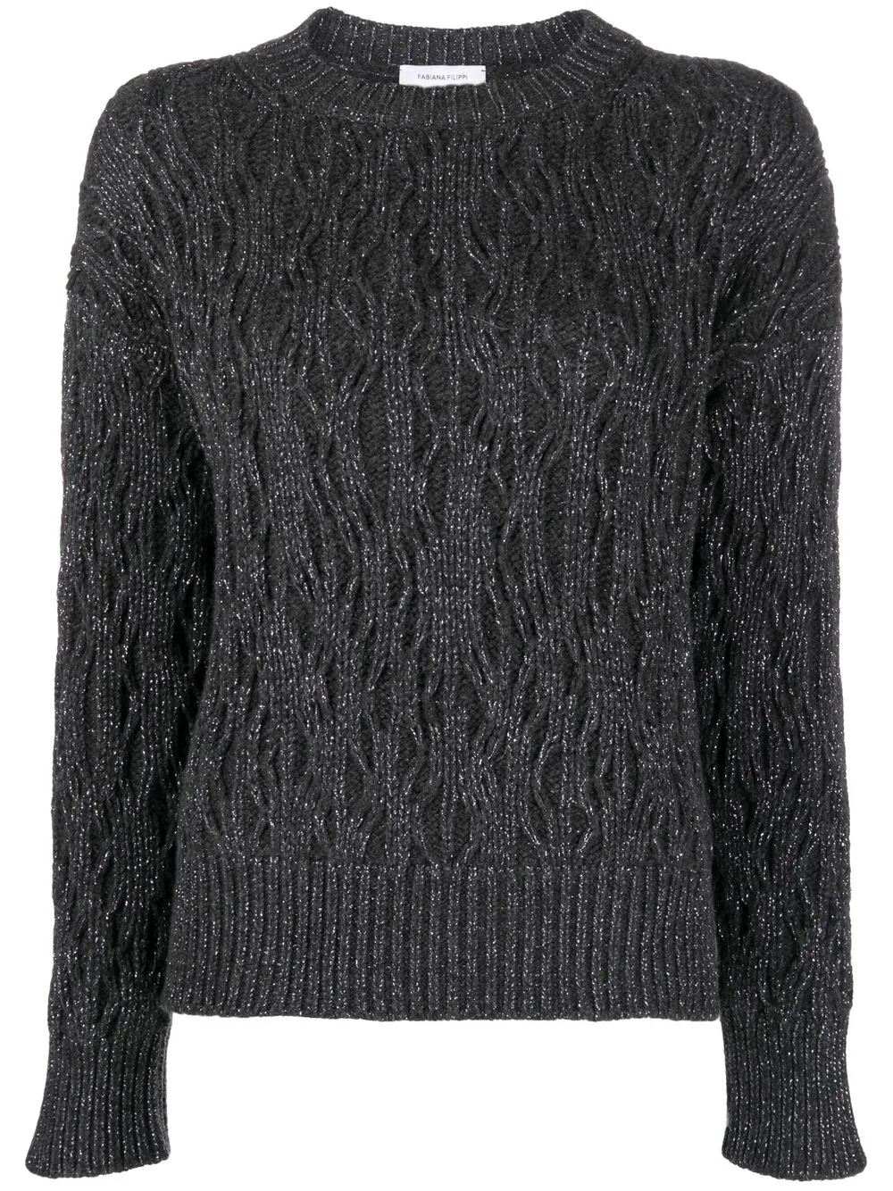

Fabiana Filippi long-sleeve jumper - Black