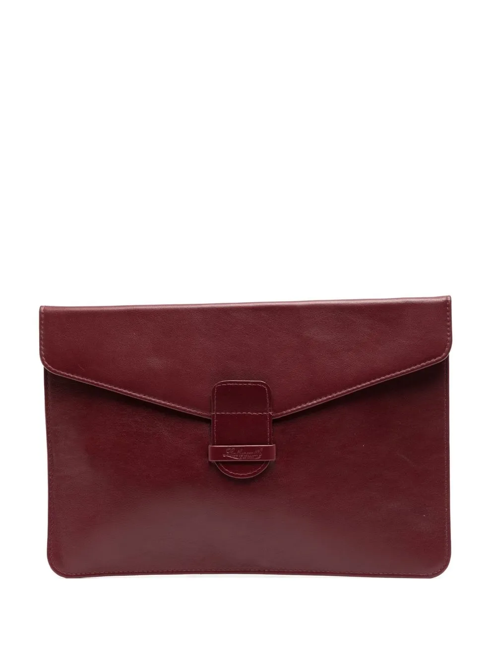 

Leathersmith of London foldover-top laptop case - Red