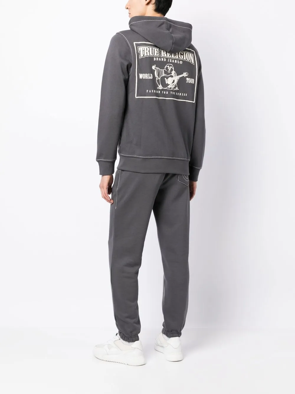 True Religion Iron Gate Zip Front Hoodie Smart Closet