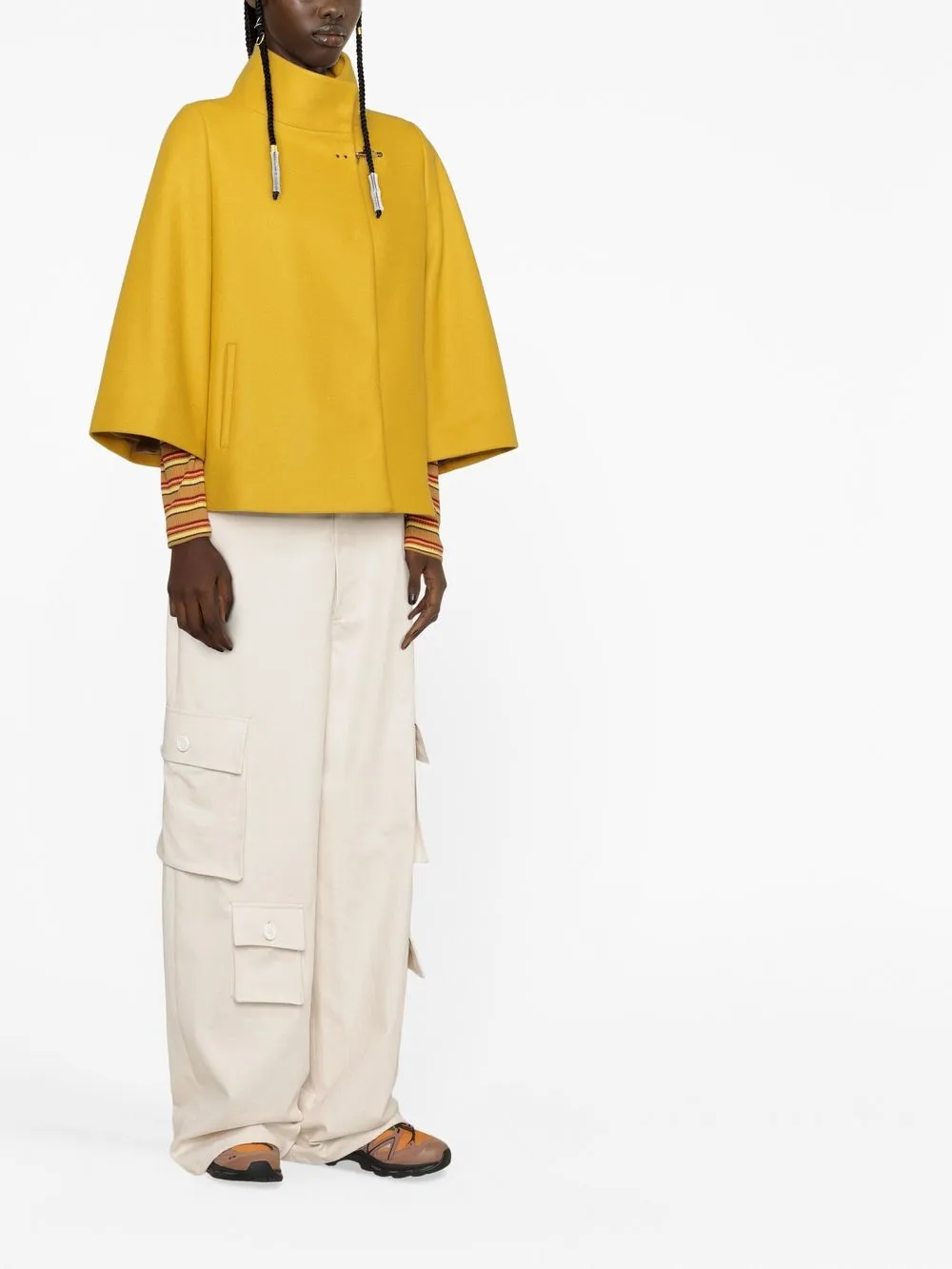 Fay funnelneck Oversized Jacket Farfetch