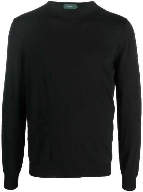 Zanone crew-neck long-sleeve jumper