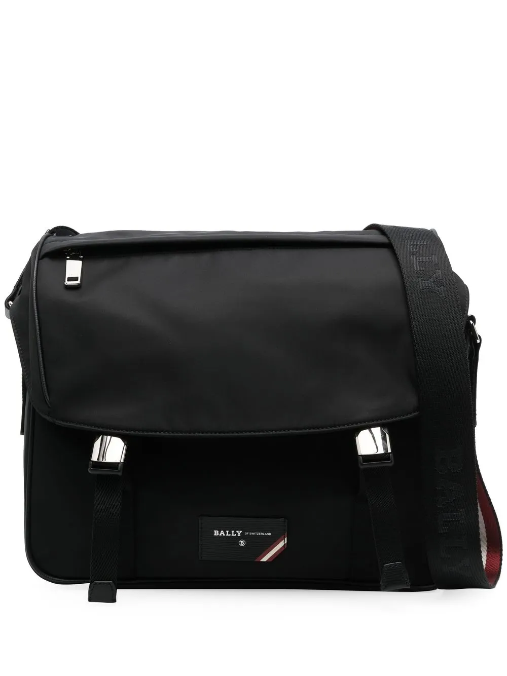 

Bally bolsa de hombro con logo estampado - Negro