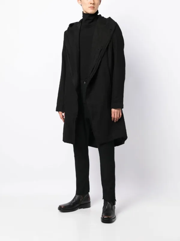 Masnada フーデッドコート | ブラック | FARFETCH JP