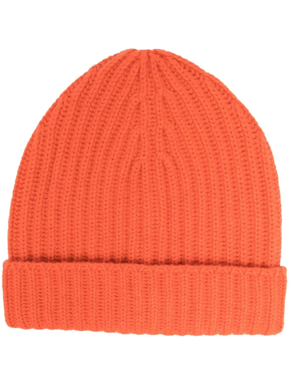 

Malo ribbed-knit cashmere beanie - Orange