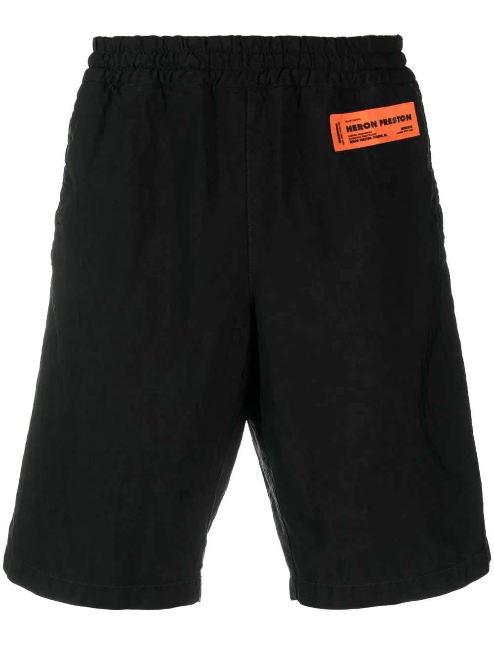 

Heron Preston logo-patch deck shorts - Black