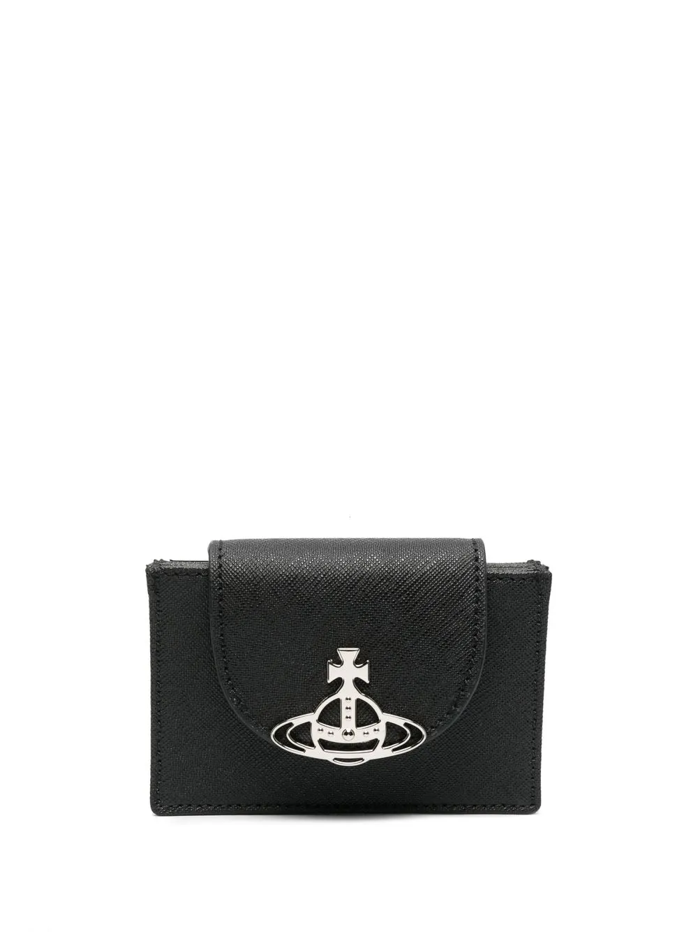 

Vivienne Westwood Orb logo-plaque wallet - Black