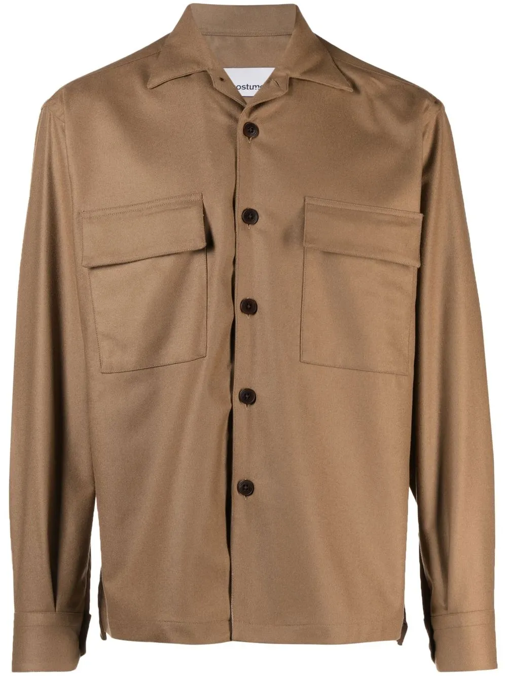 

Costumein long-sleeve wool shirt - Brown