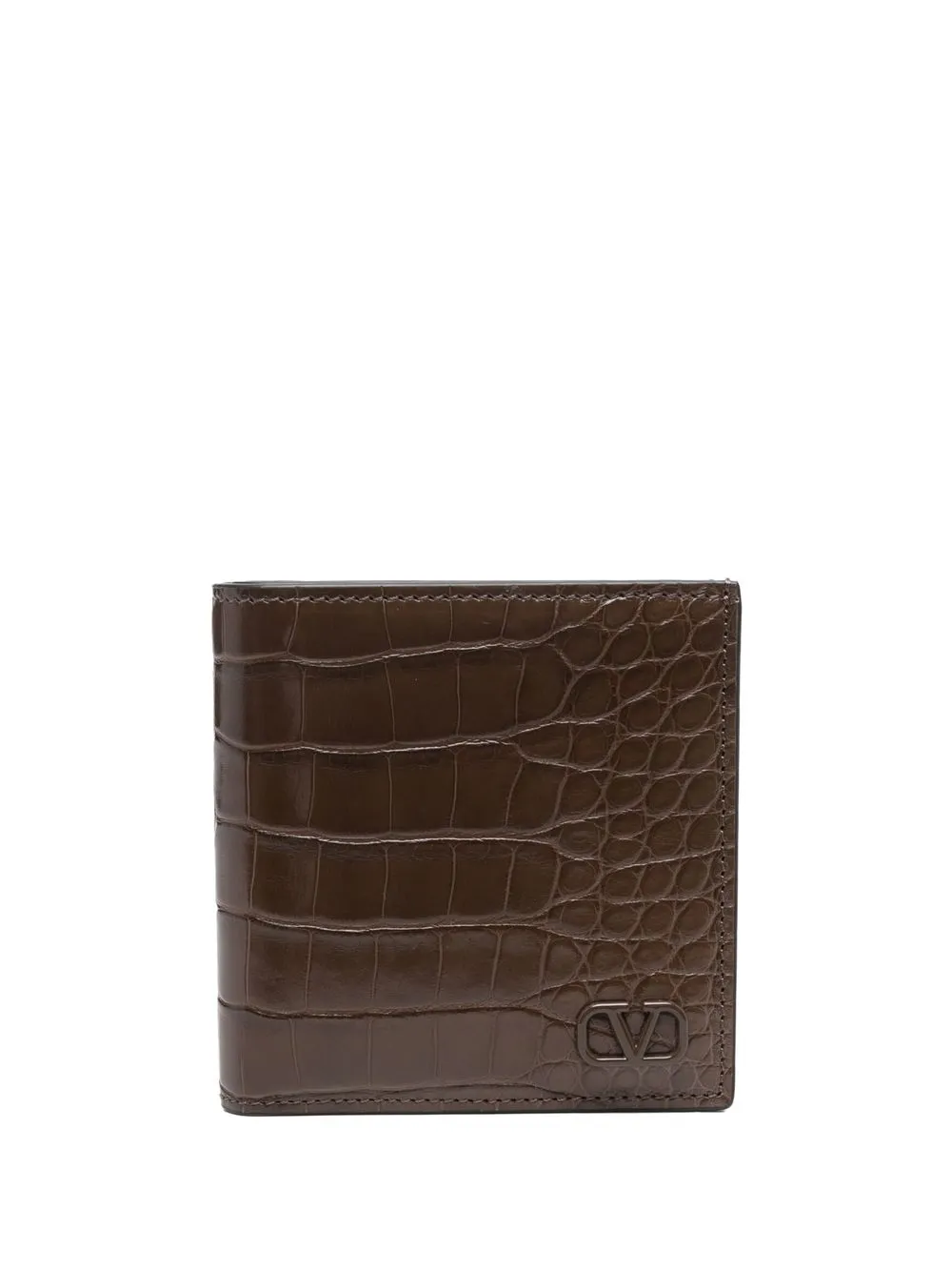 

Valentino Garavani VLogo bifold cardholder - Brown