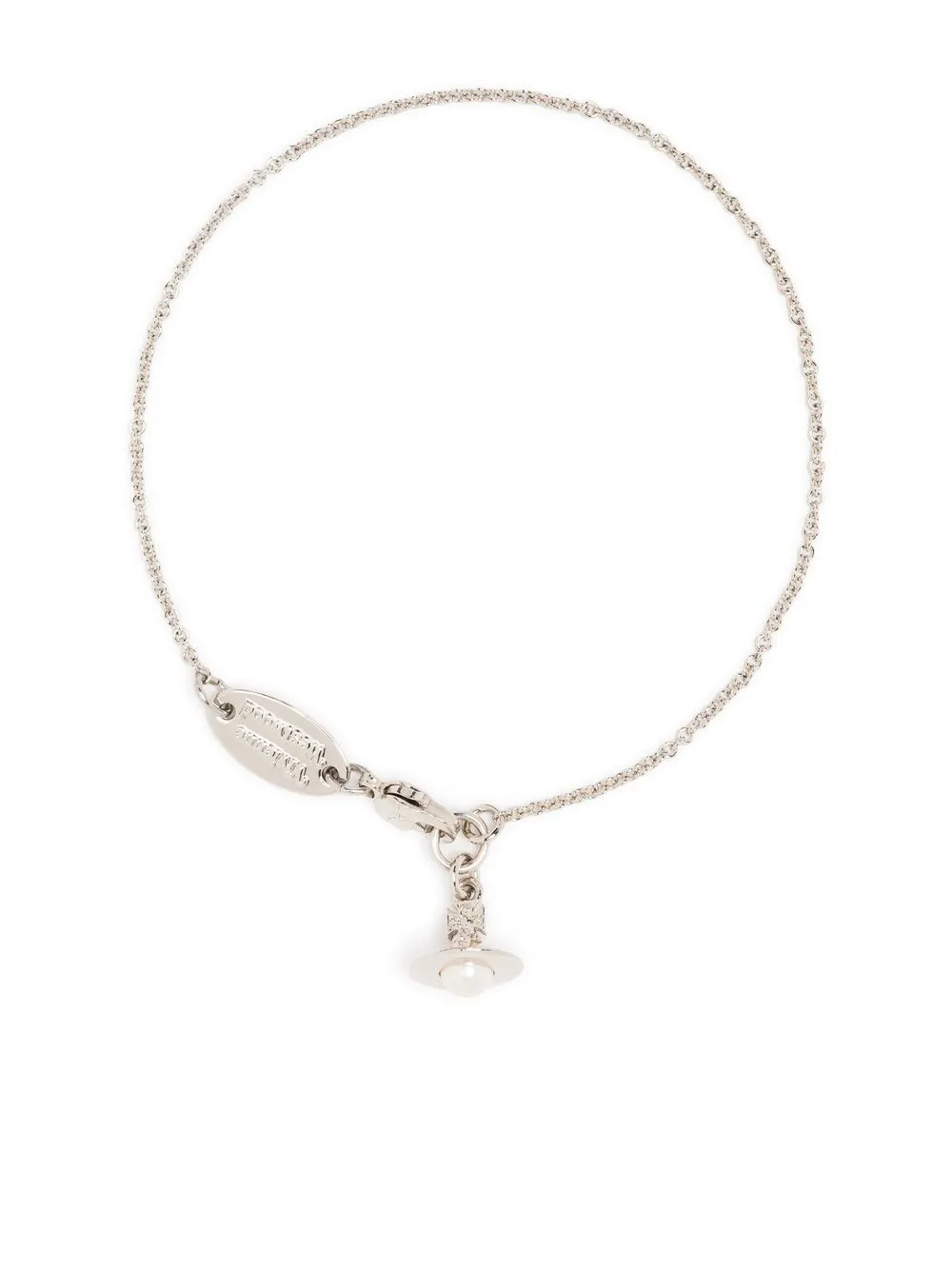 

Vivienne Westwood Orb-charm chain-link bracelet - Silver