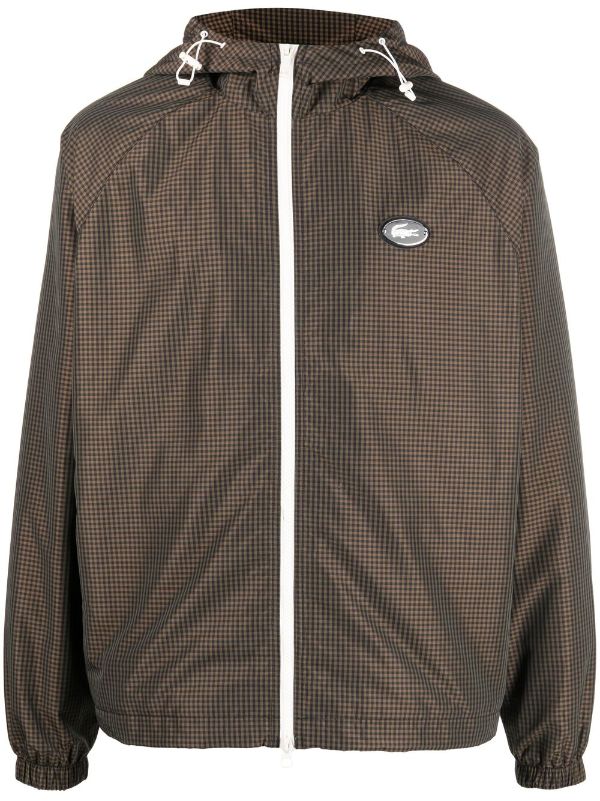 lacoste check jacket