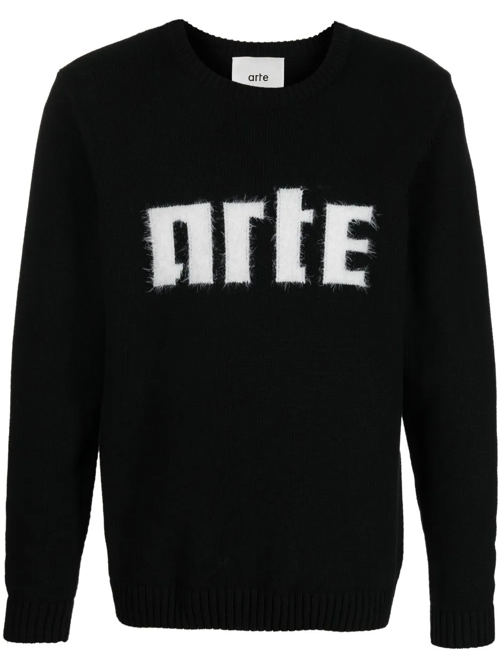 

ARTE logo-print detail sweatshirt - Black