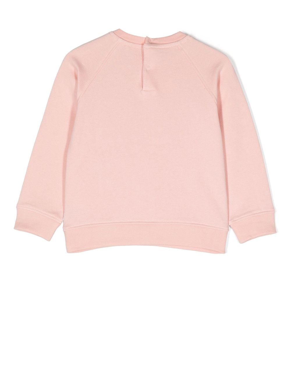 Stella McCartney Kids Sweater met tekst - Roze