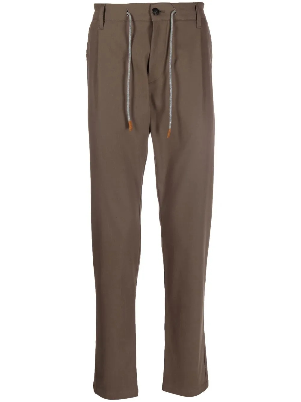 

Eleventy drawstring-waist tapered-trousers - Marrón