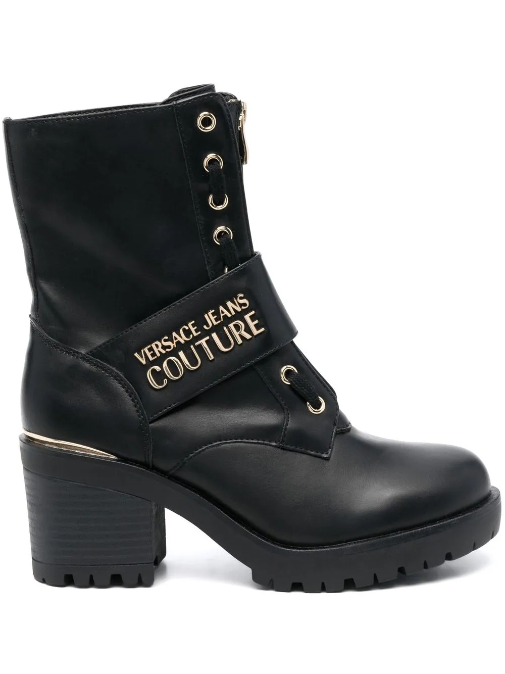 

Versace Jeans Couture botas con logo - Negro