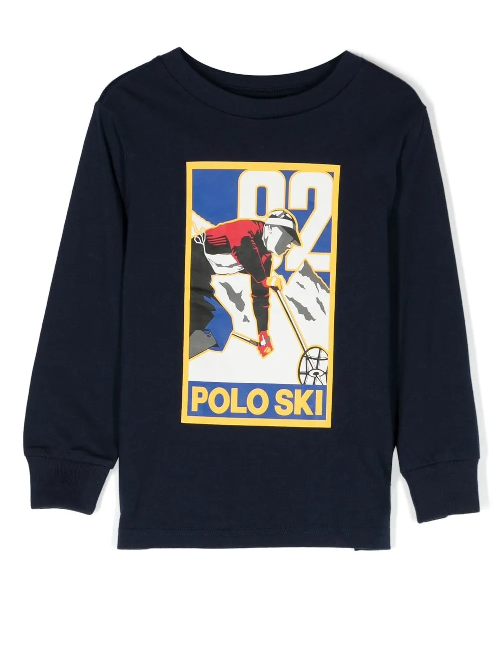 

Ralph Lauren Kids sudadera con estampado gráfico - Azul