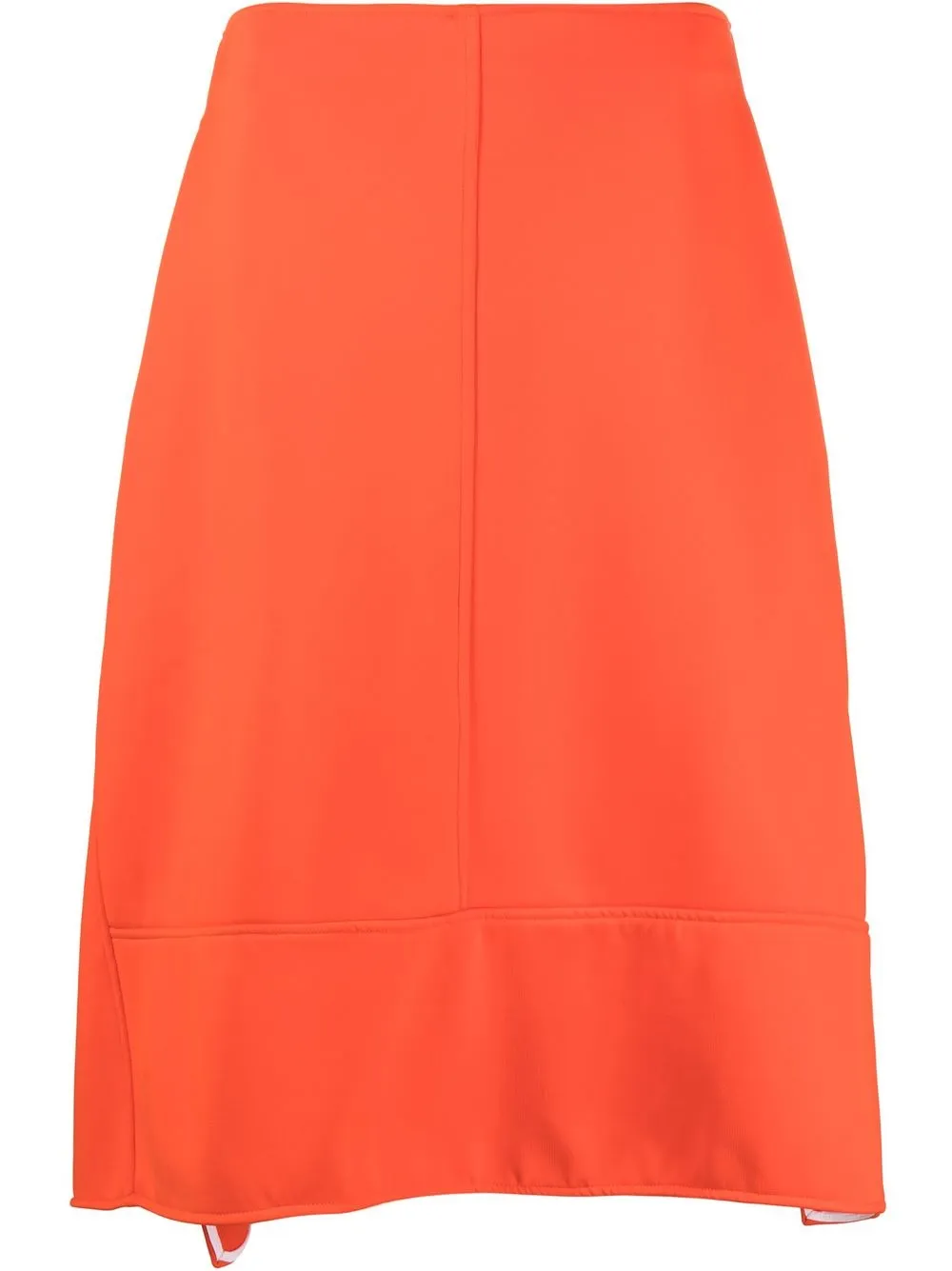 

Plan C A-line midi skirt - Orange