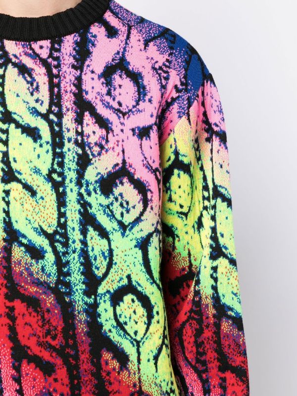 Louis Vuitton Multicolor Tie-Dye Printed Knit Pocket Detail T