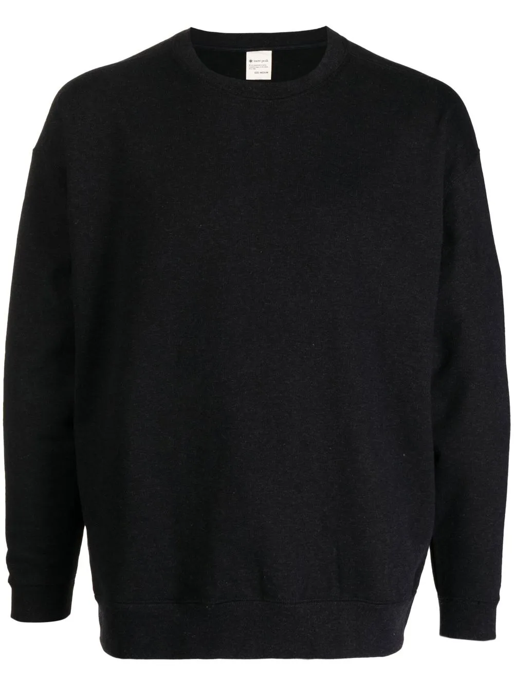 

Snow Peak embroidered-logo cotton sweatshirt - Black