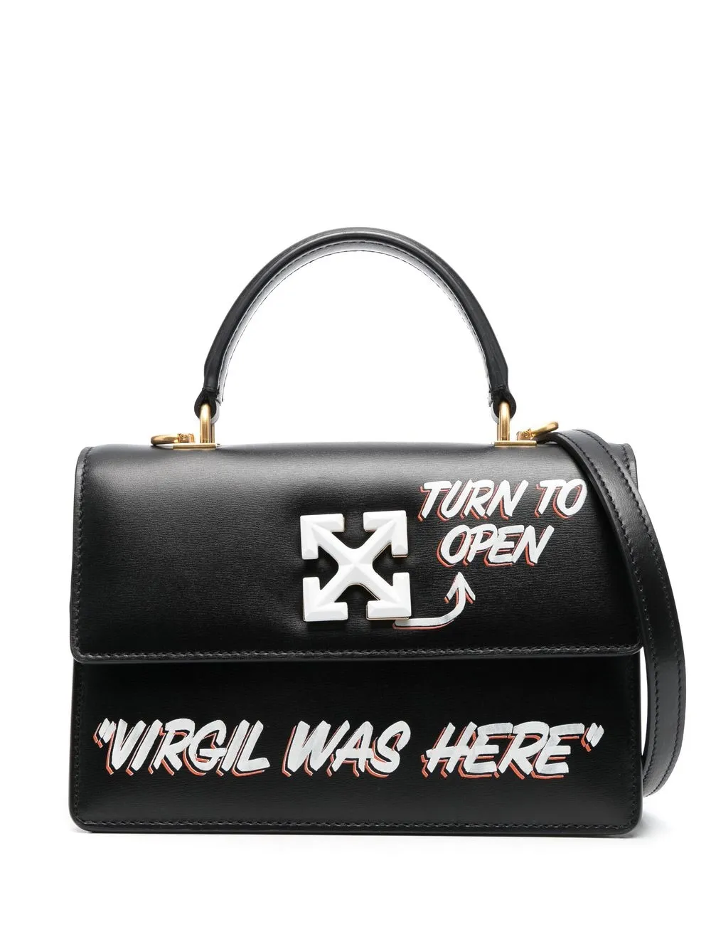 

Off-White Jitney 1.4 top-handle bag - Black