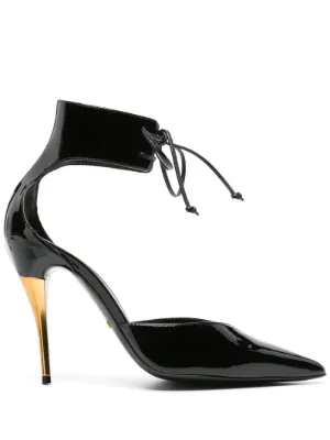 Leather platform pump gucci hot sale