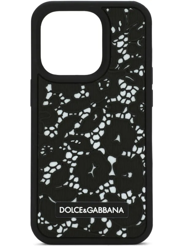 floral logo-patch iPhone Pro case