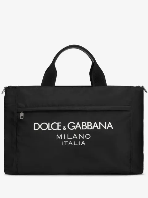 Dolce & Gabbana logo-lettering holdall