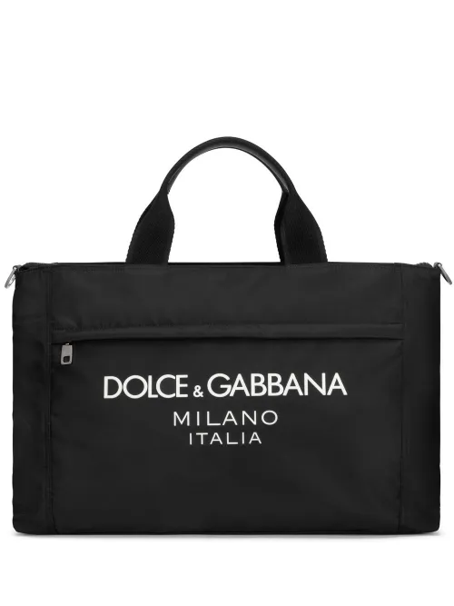 Sac fourre-tout à logo lettre - Dolce & Gabbana - Modalova