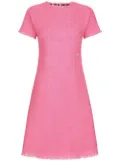 Dolce & Gabbana short-sleeve tweed minidress - Pink