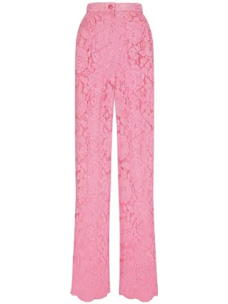 美品　ドルチェアンドガッバーナ　ドルガバ　フレアパンツ　ストレッチ　ピンク　38 DOLCE&GABBANA（ドルチェ & ガッバーナ） ドルチェアンドガッバーナ パンツ