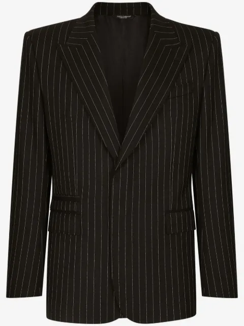 Dolce & Gabbana blazer Sicilia con motivo de rayas diplomáticas