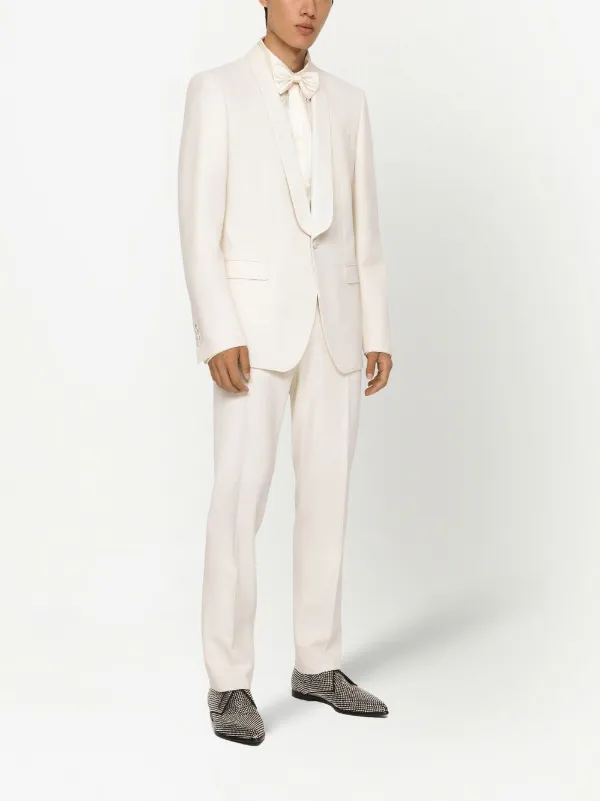 Dolce Gabbana Sicilia-fit single-breasted Blazer White FARFETCH IN