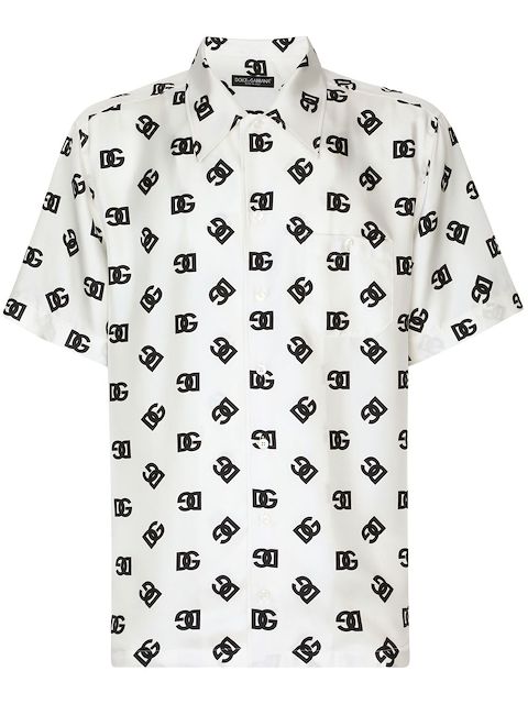 Dolce & Gabbana DG-monogram short sleeve shirt