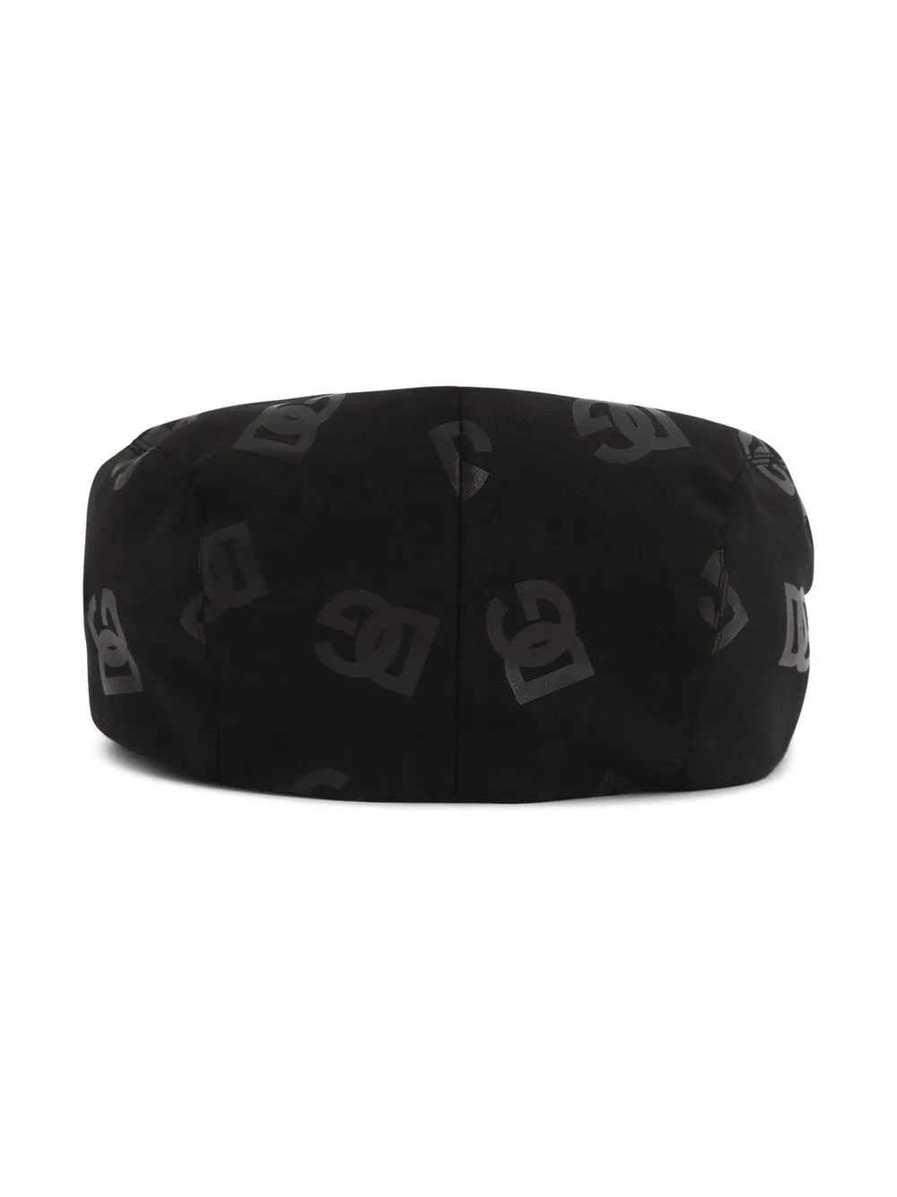 Dolce & Gabbana Baret met all-over logo - Zwart
