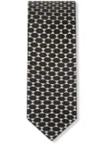 Dolce & Gabbana geometric-print silk tie - Black