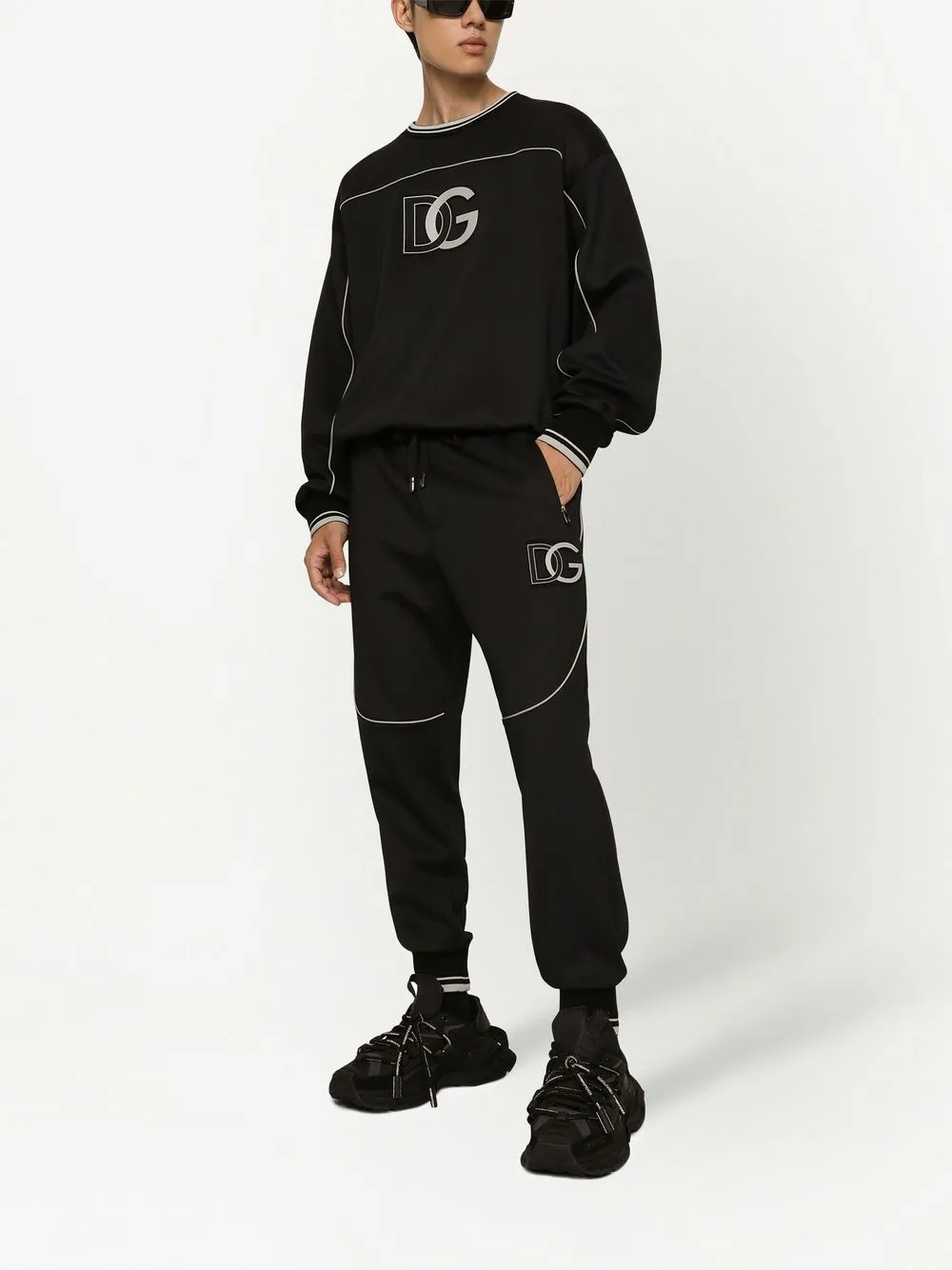 Dolce & Gabbana Cropped broek - Zwart