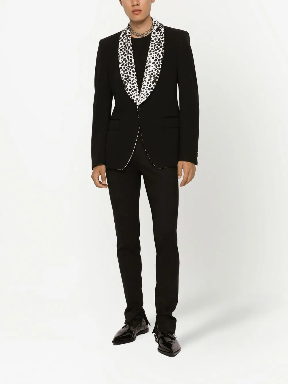 Dolce & Gabbana Broek met toelopende pijpen - Zwart