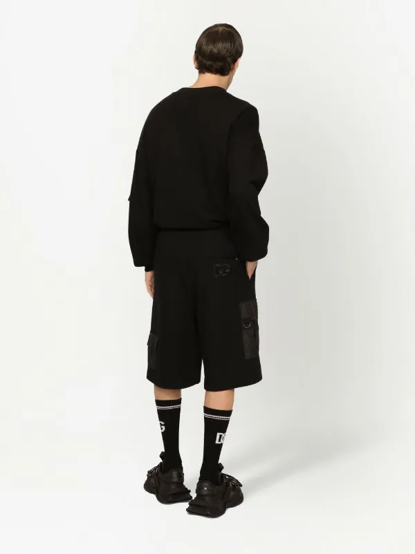 ◆送料・関税込み◆Dolce & Gabbana バミューダ ブーケショーツ Dolce & Gabbana バミューダショーツ | ブラック | FARFETCH JP
