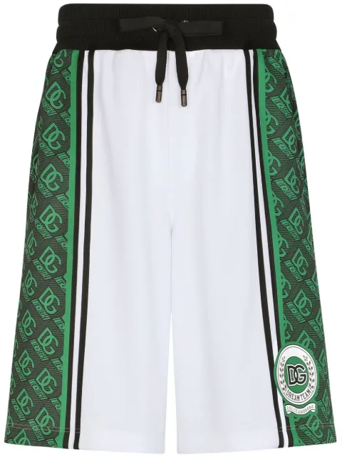 Dolce & Gabbana monogram-panelled shorts