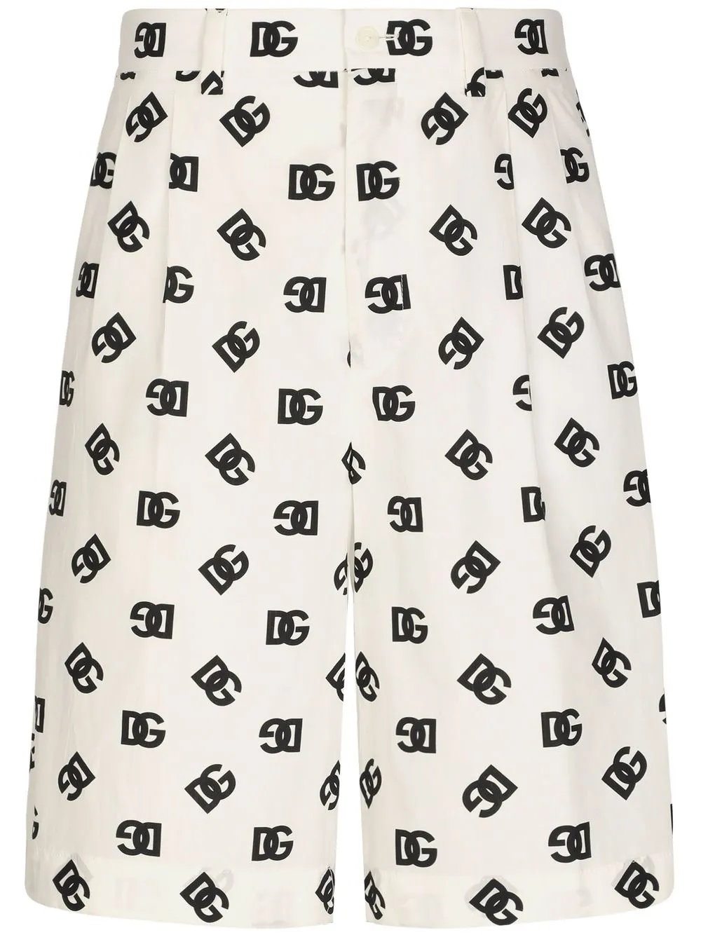Dolce & Gabbana DG Monogram poplin shorts | White | Image 1