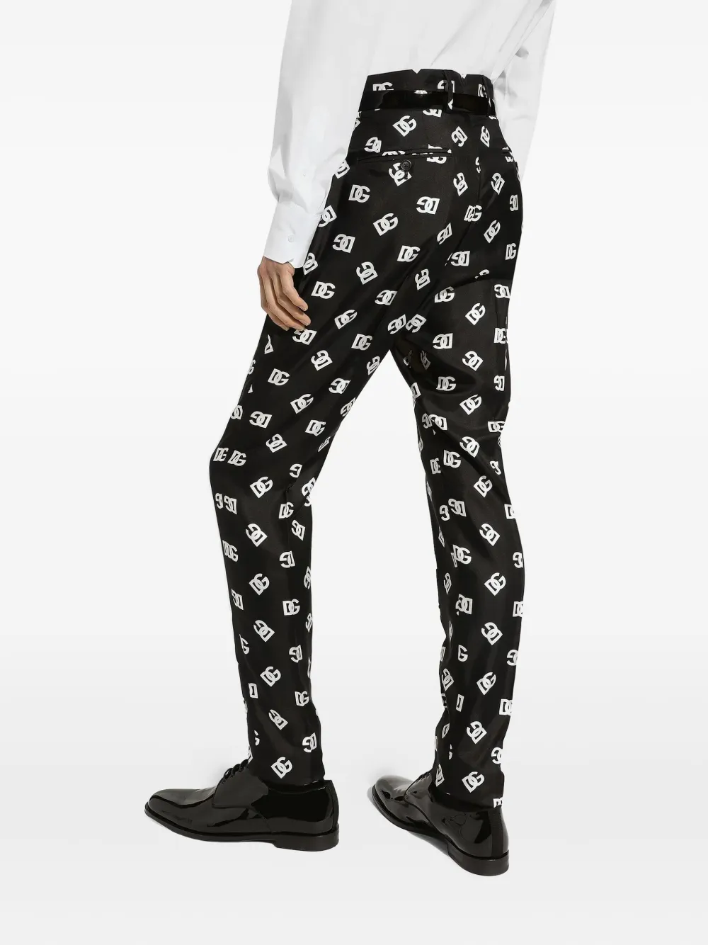 Dolce & Gabbana Broek met logoprint Zwart