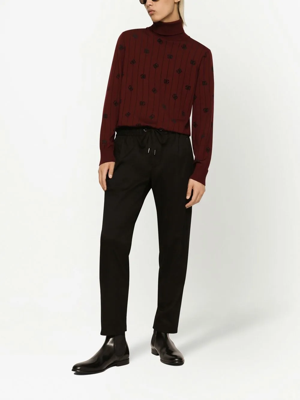 Dolce & Gabbana Coltrui met monogram - Rood