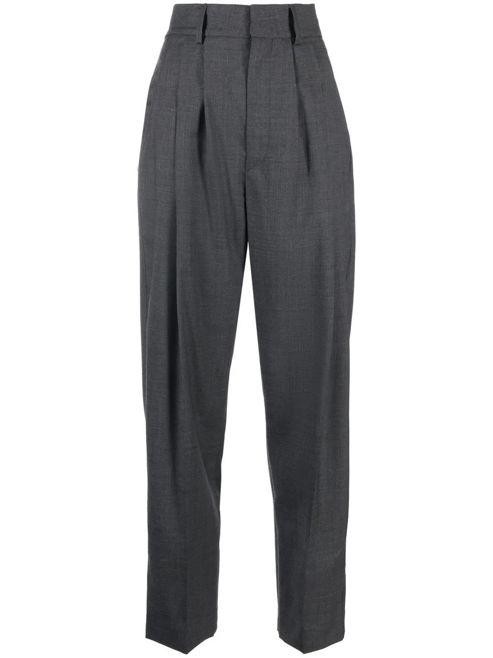 

Isabel Marant high-waisted cropped trousers - Grey