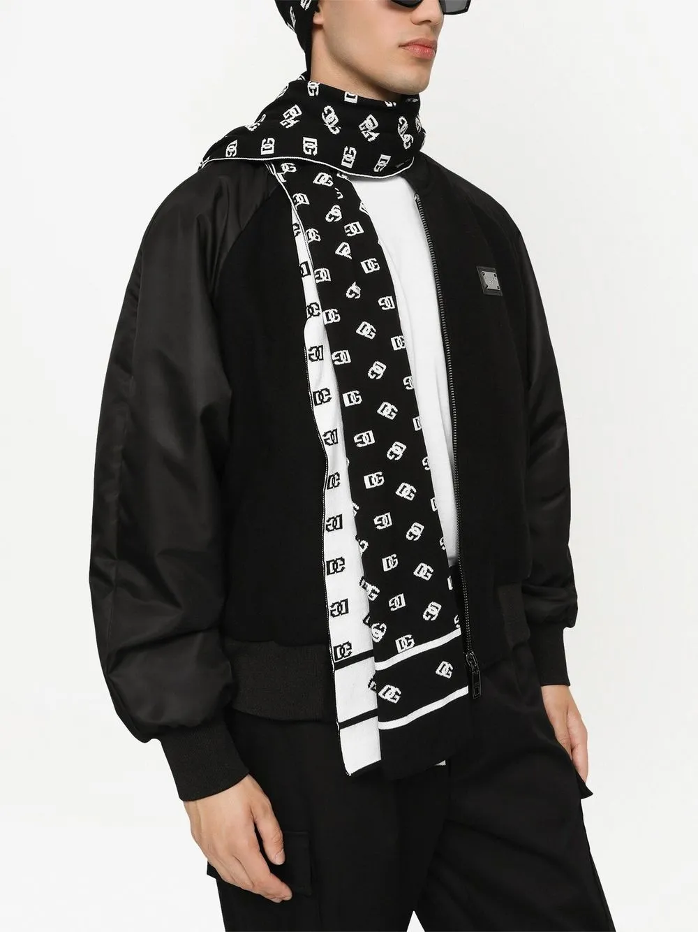 Dolce & Gabbana DG Monogram jacquard scarf | Image 2