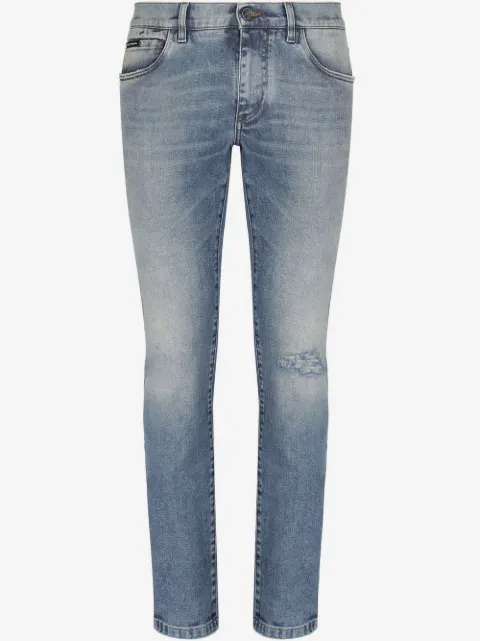 Dolce & Gabbana distressed skinny jeans