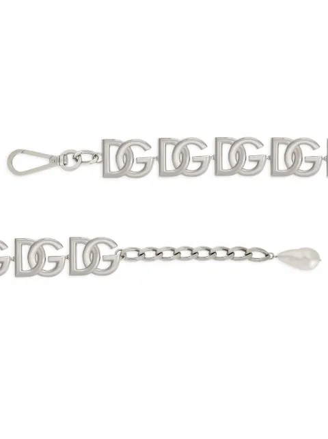 Dolce & Gabbana KIM DOLCE&GABBANA DG-logo chain belt WLN6P2W1111 - 2