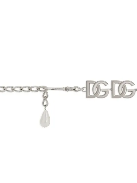 Dolce & Gabbana KIM DOLCE&GABBANA DG-logo chain belt WLN6P2W1111 - 3