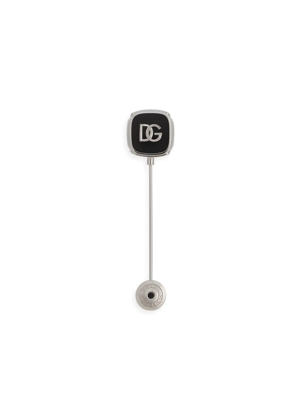 

Dolce & Gabbana logo drop brooch - Silver