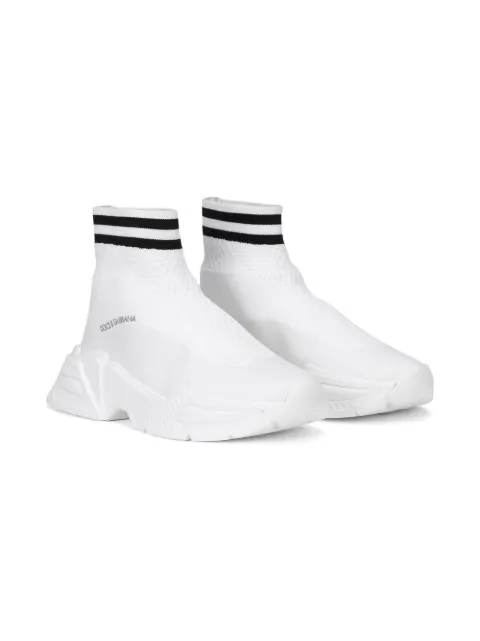 Dolce & Gabbana Kids sock-style ankle sneakers