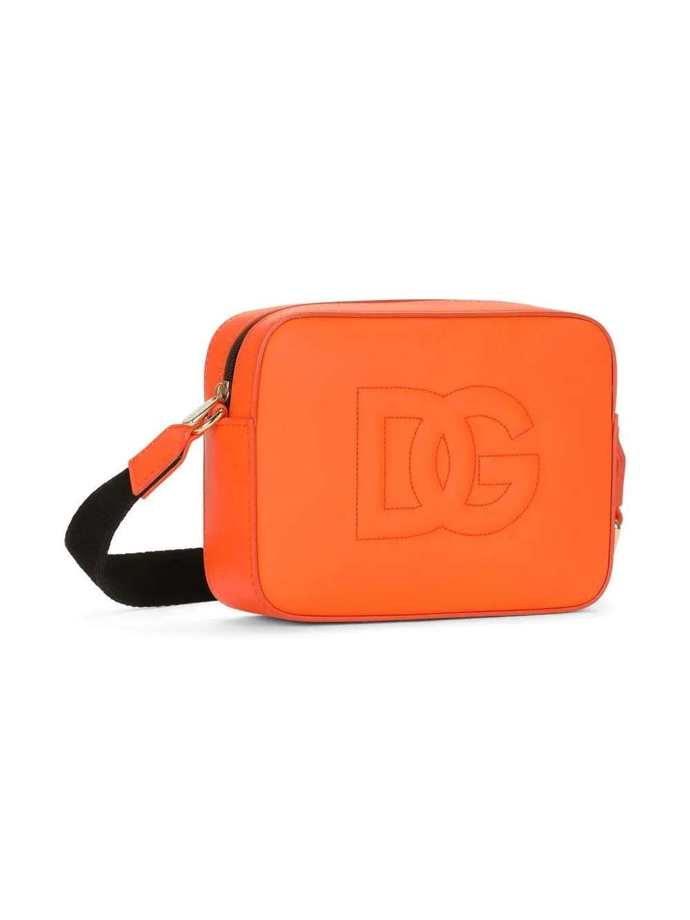 Dolce & Gabbana Kids Cameratas met geborduurd logo - Oranje